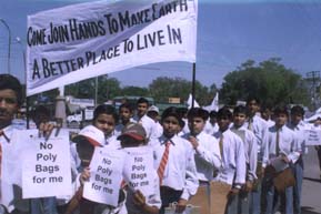 Children on their march to save the Earth