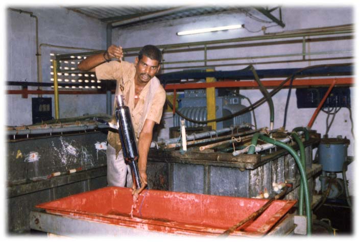 An improved electroplating unit in Anand Parbat